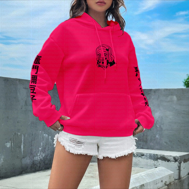‘’Demon Slayer" Anime Inspired Vintage Hoodie
