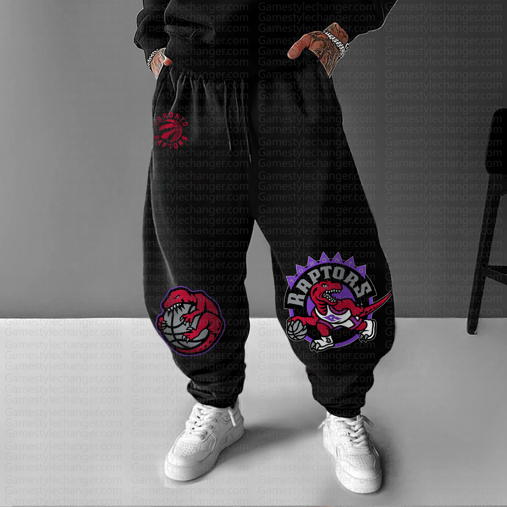 Unisex  Casual  Streetwear Pants