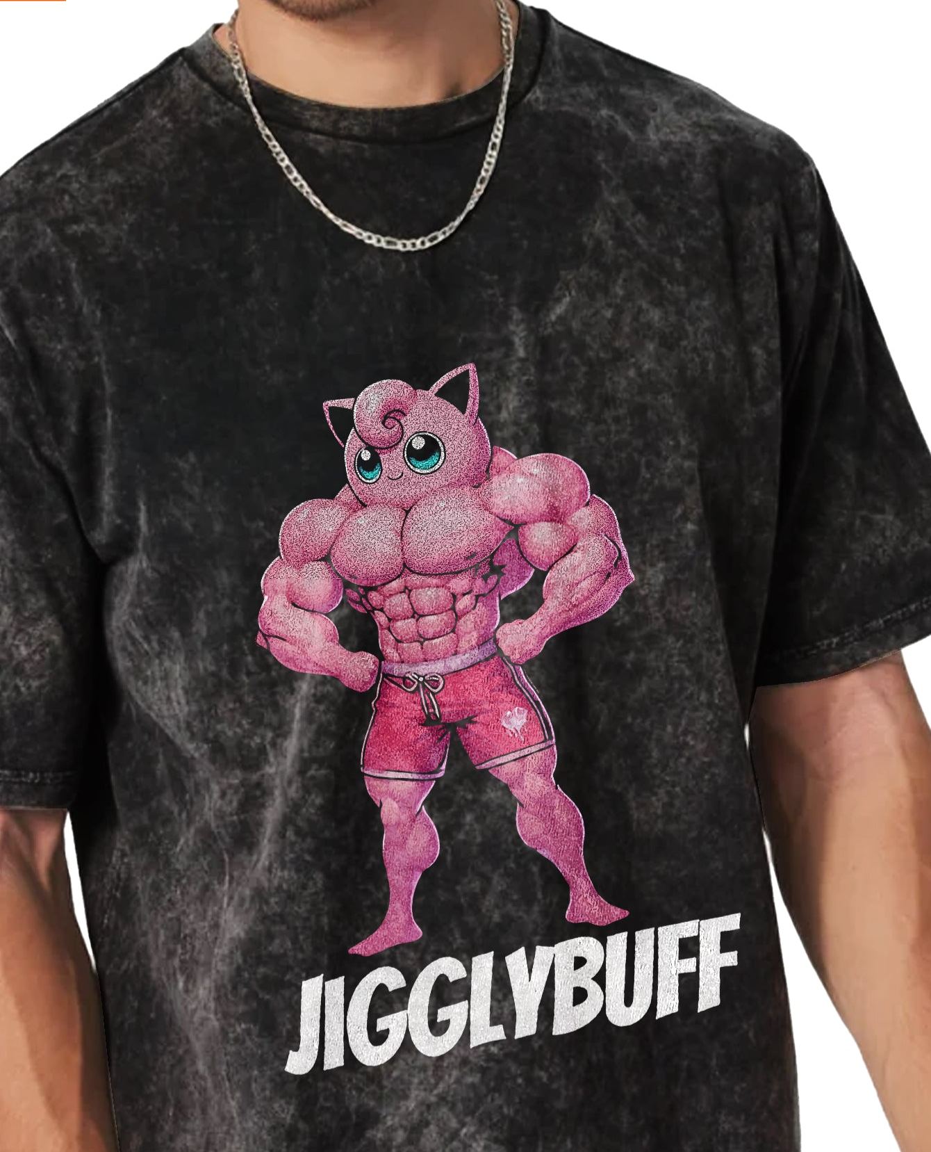 Unisex  “Pokémon” Jigglybuff Gym Vintage T-Shirt
