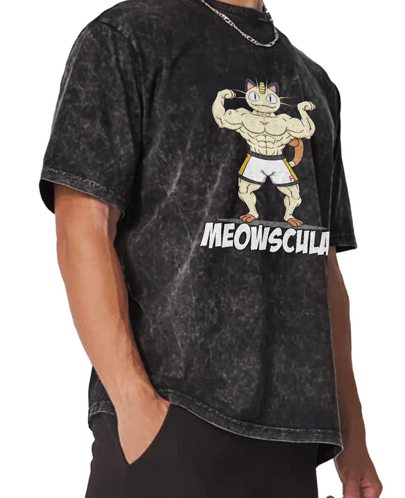 Unisex  “Pokémon” Meowscular Gym Vintage T-Shirt