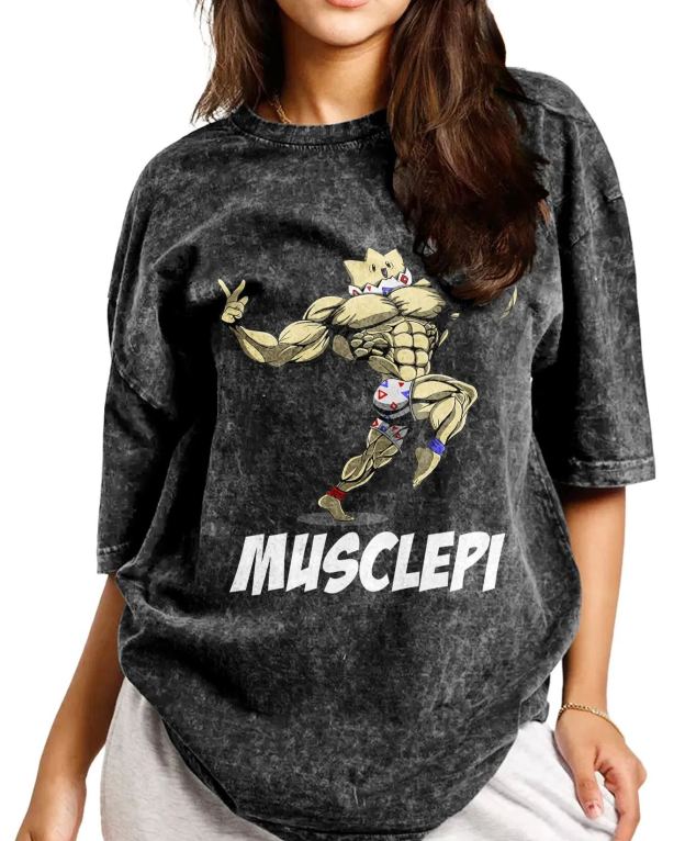 Unisex  “Pokémon” Musclepi Gym Vintage T-Shirt