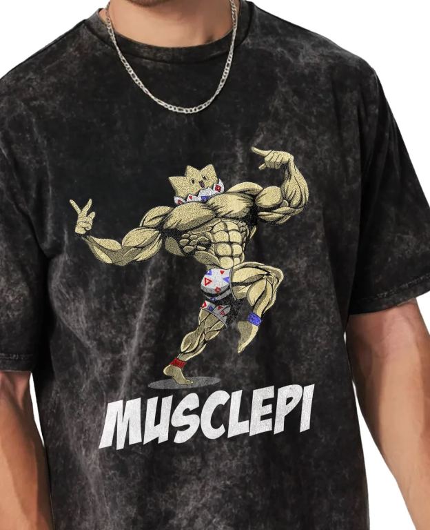 Unisex  “Pokémon” Musclepi Gym Vintage T-Shirt