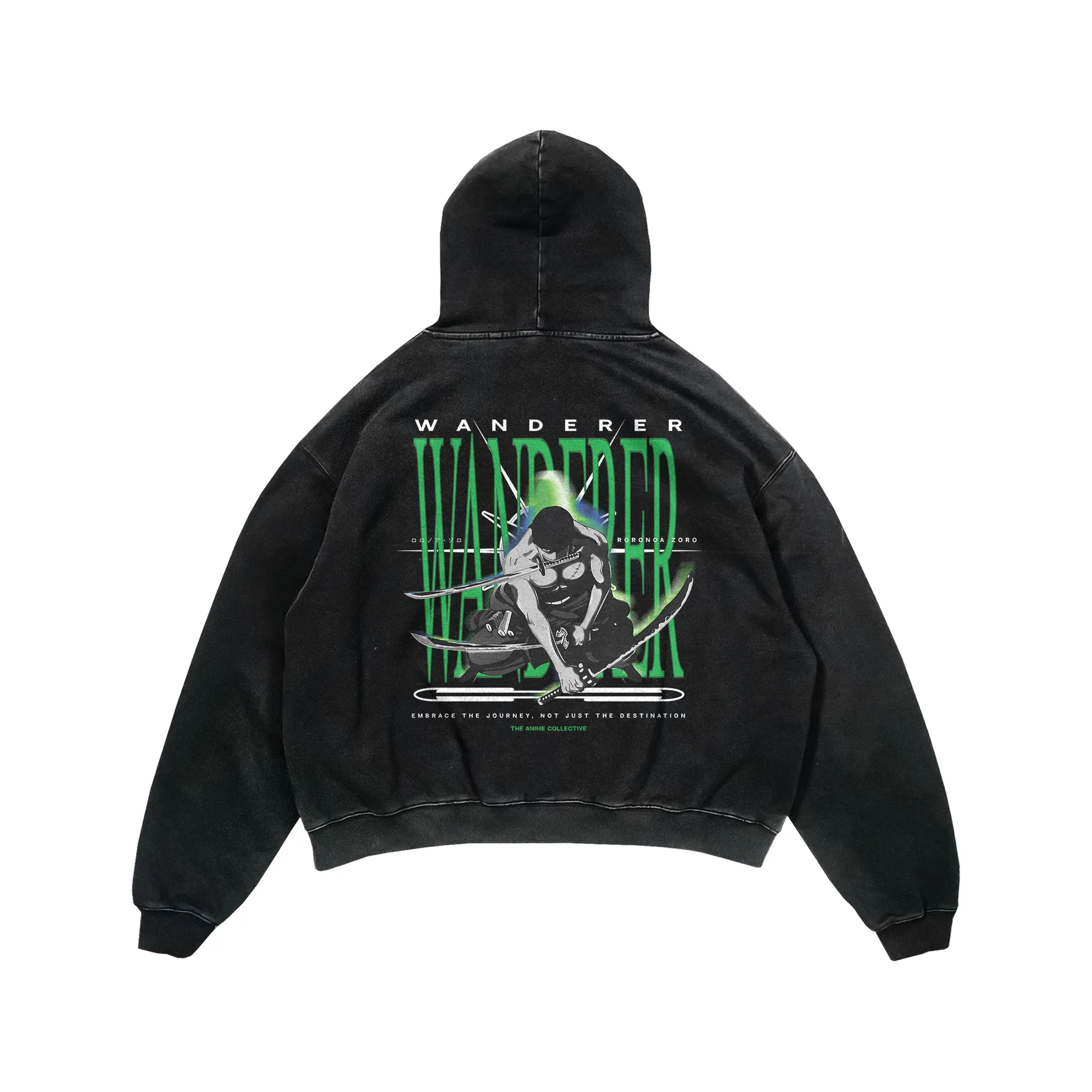 Zoro Vintage Hoodie | One Piece-Teegamechanger