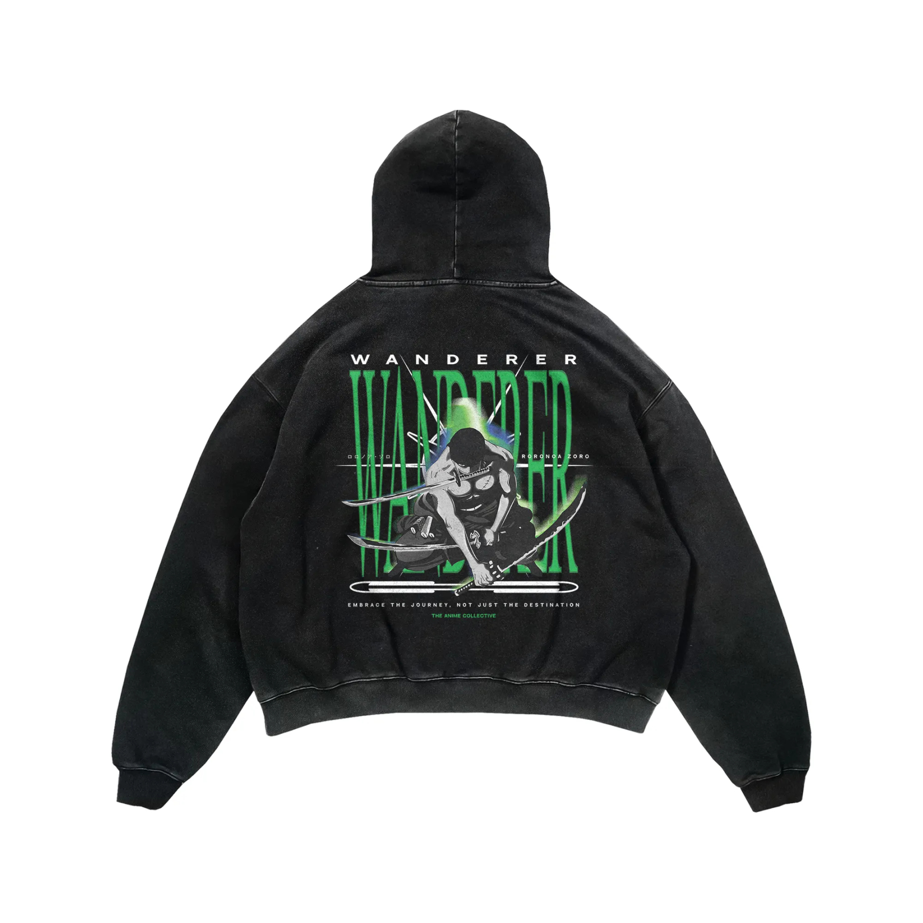 Zoro Vintage Hoodie | One Piece-Teegamechanger