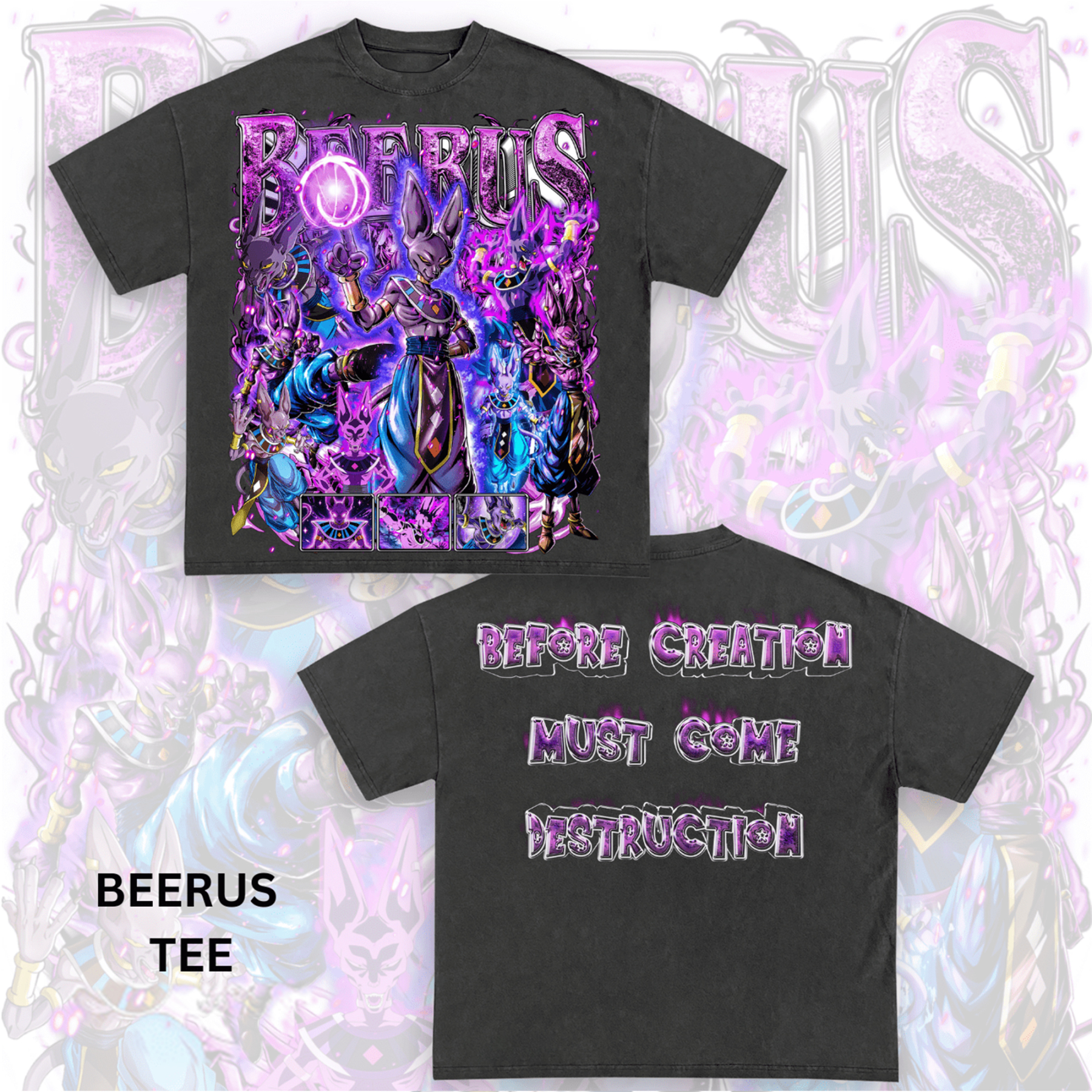 Unisex "Dragon Ball" Anime Graphic Print T-Shirt