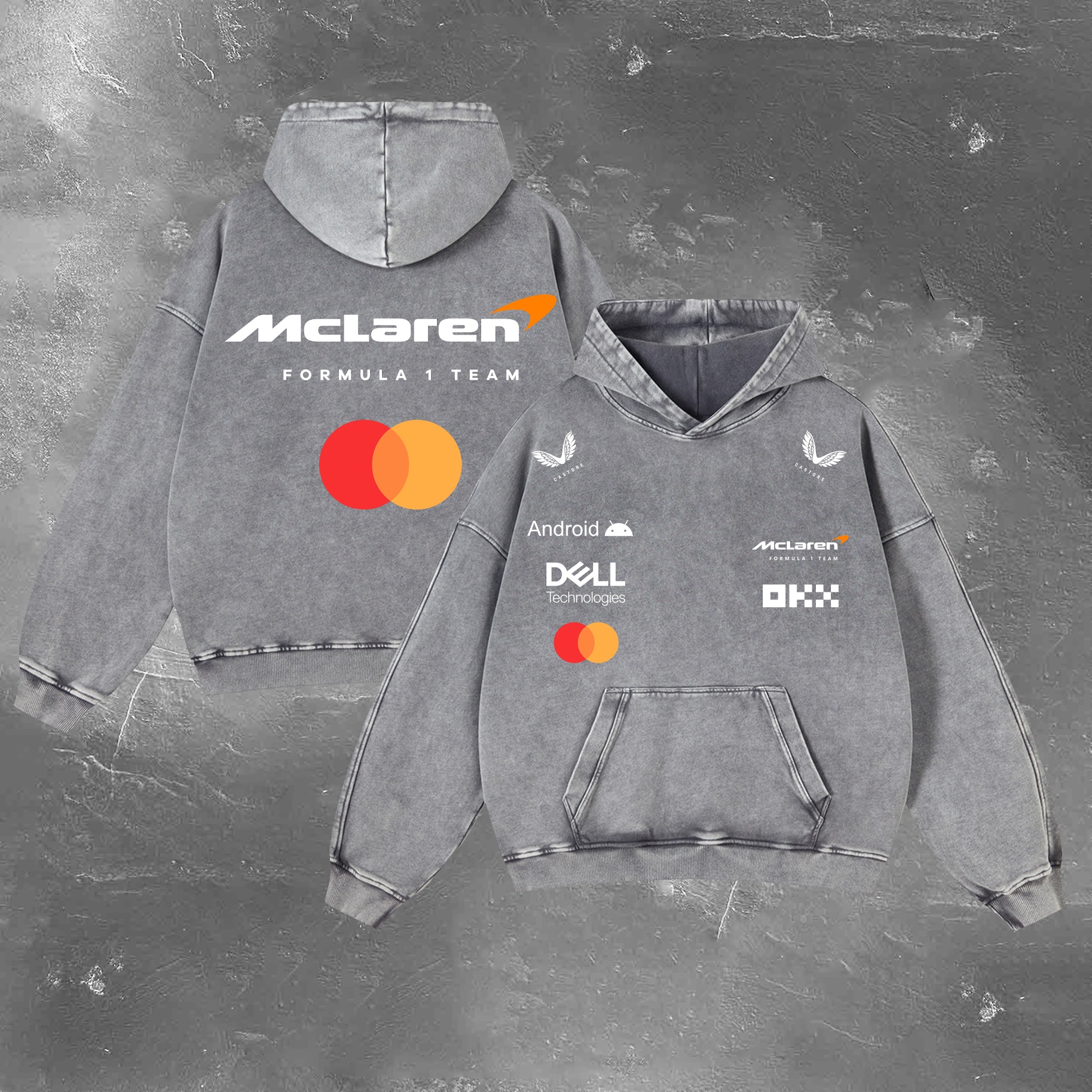 Racing Legend Vintage Washed Hoodie 10