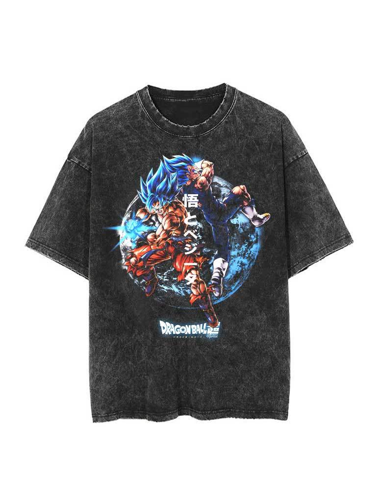 Go X Geta Blue Vintage Tee-Teegamechanger