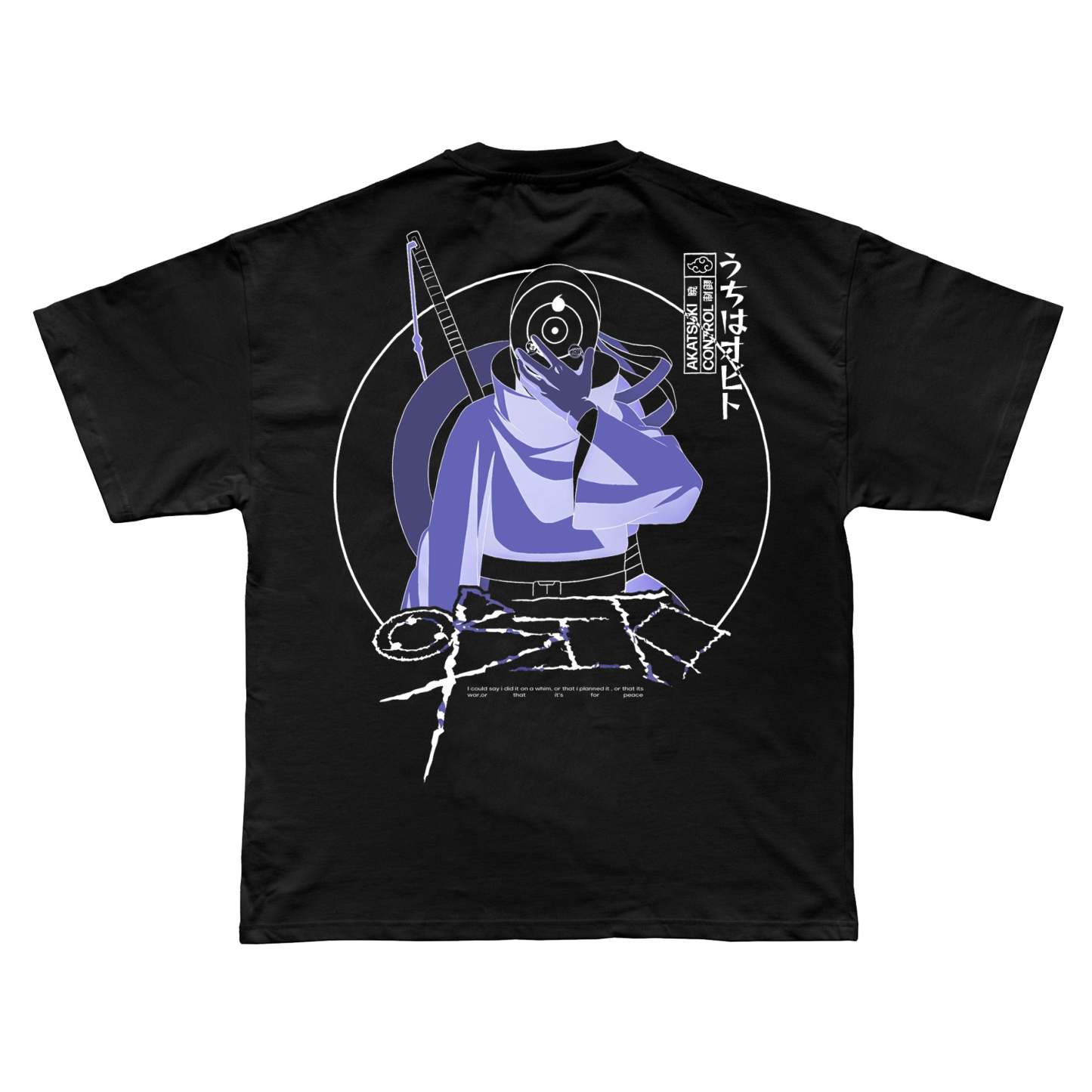 Vintage Tee丨UCHIHA OBITO