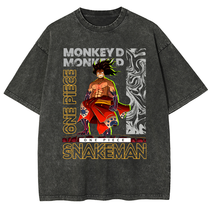 Luffy Vintage Oversized T-Shirt | One Piece-Teegamechanger