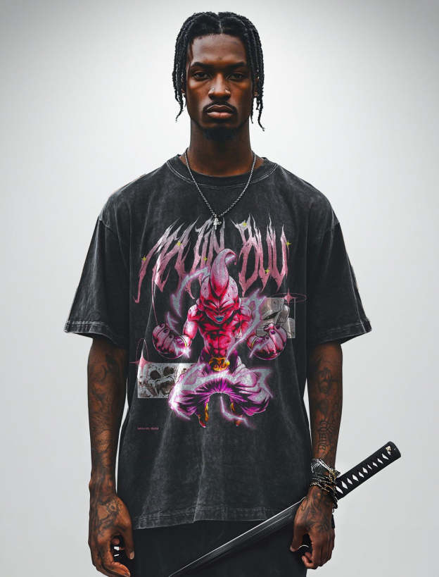 Majin Boo/Buu Vintage Tee-Teegamechanger