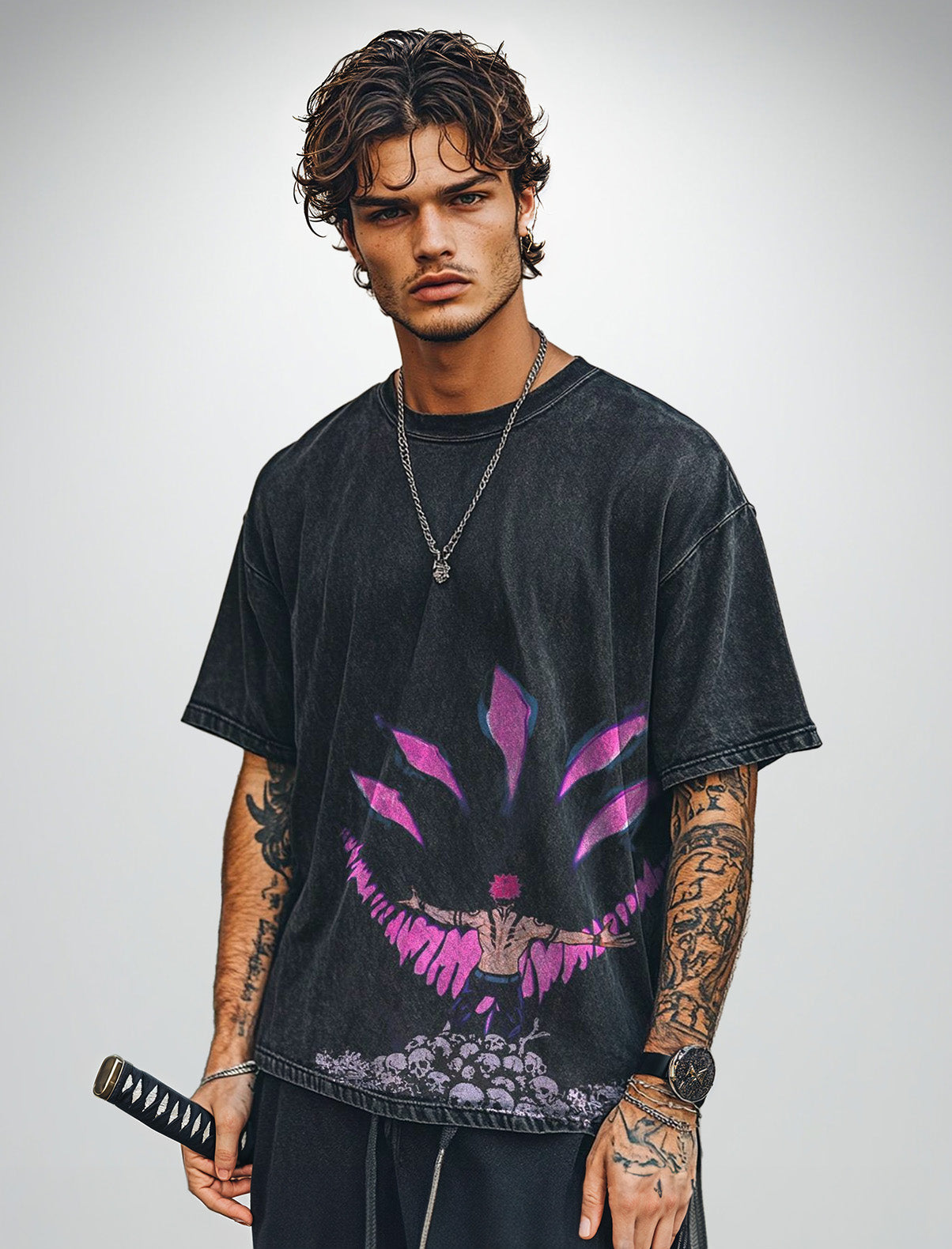Sukuna Shrine Vintage Tee-Teegamechanger