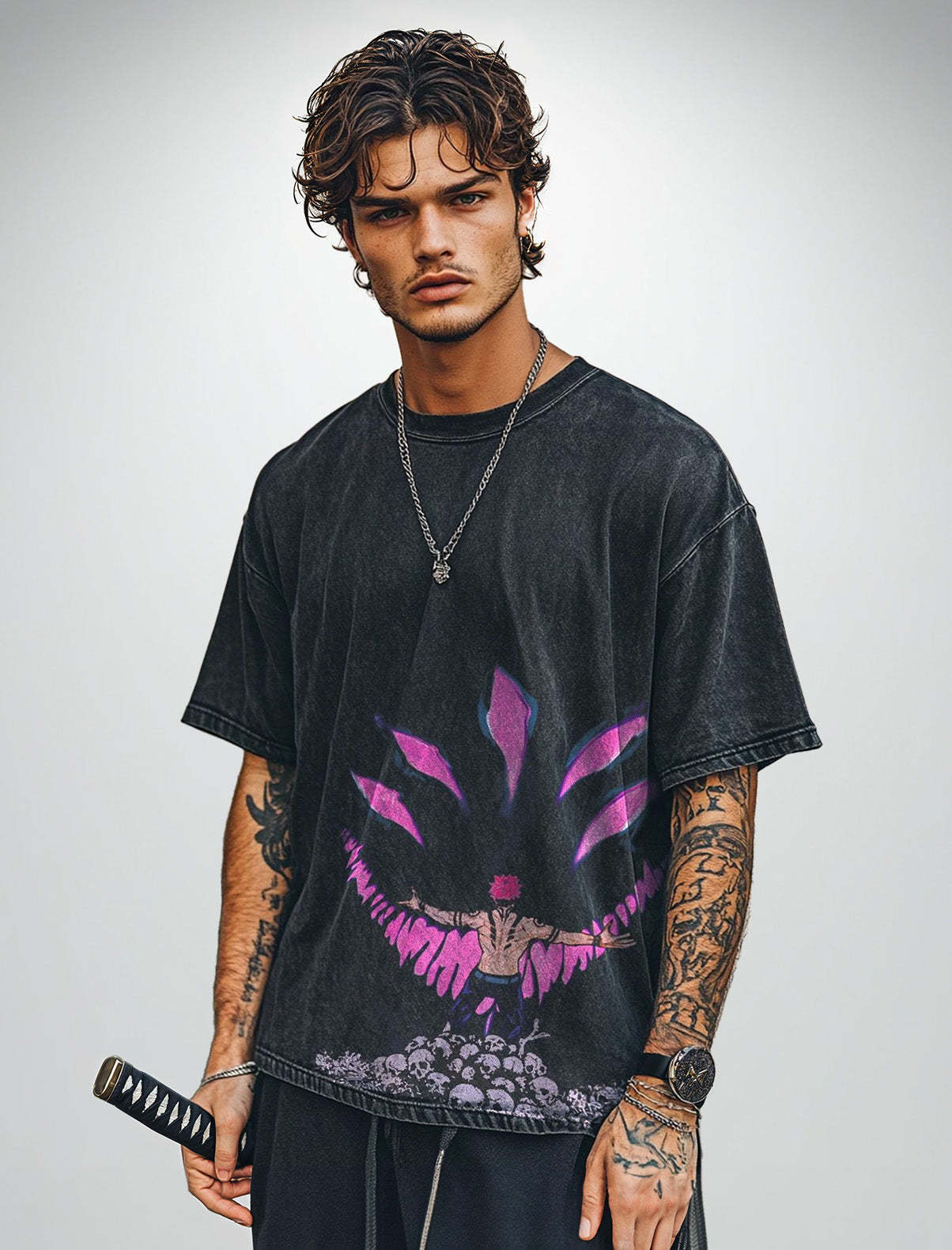 Sukuna Shrine Vintage Tee-Teegamechanger