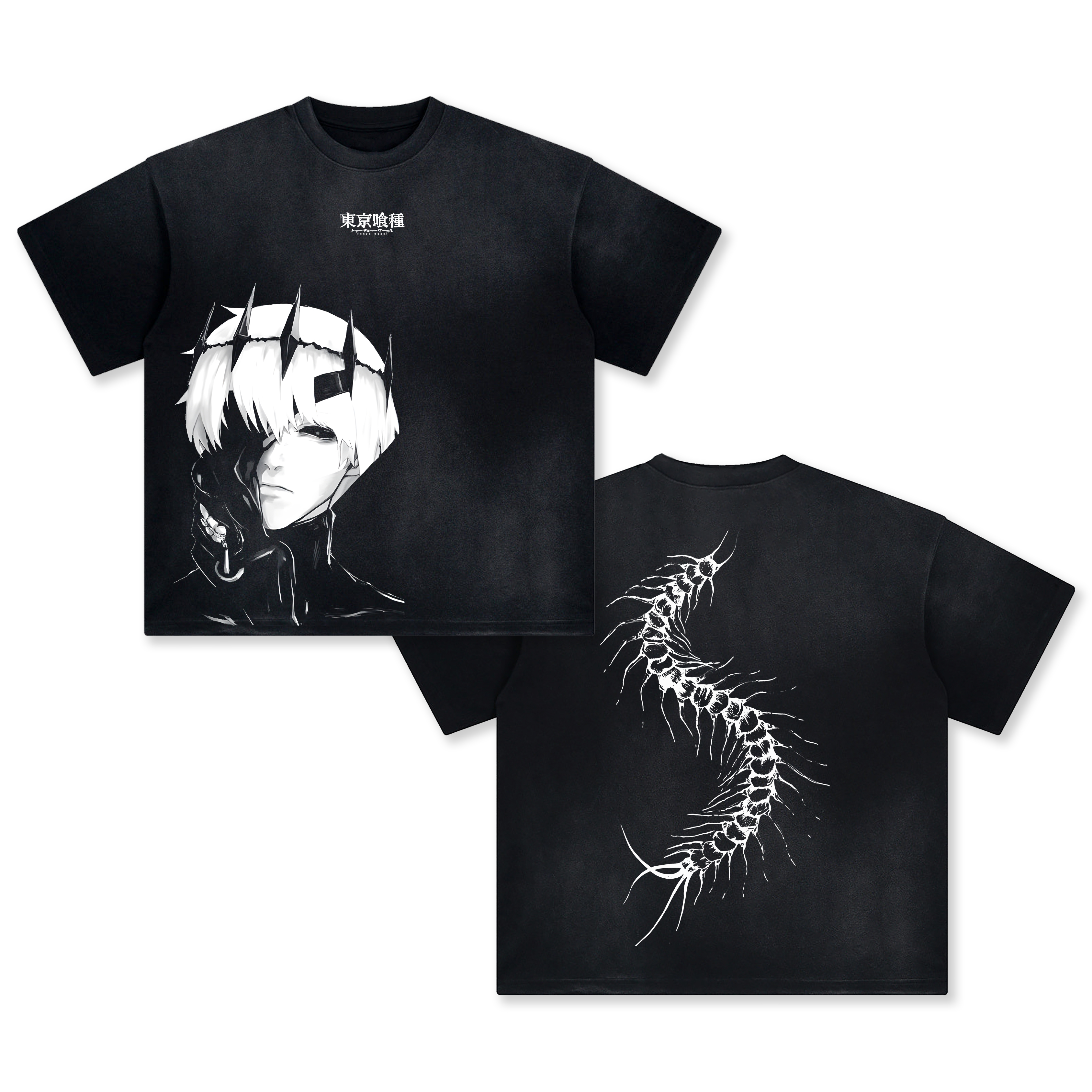 Vintage Washed Tee丨Tokyo Ghoul
