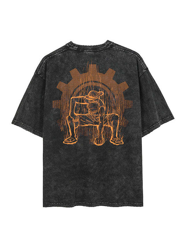 Straw Hat Luffy Vintage Tee
