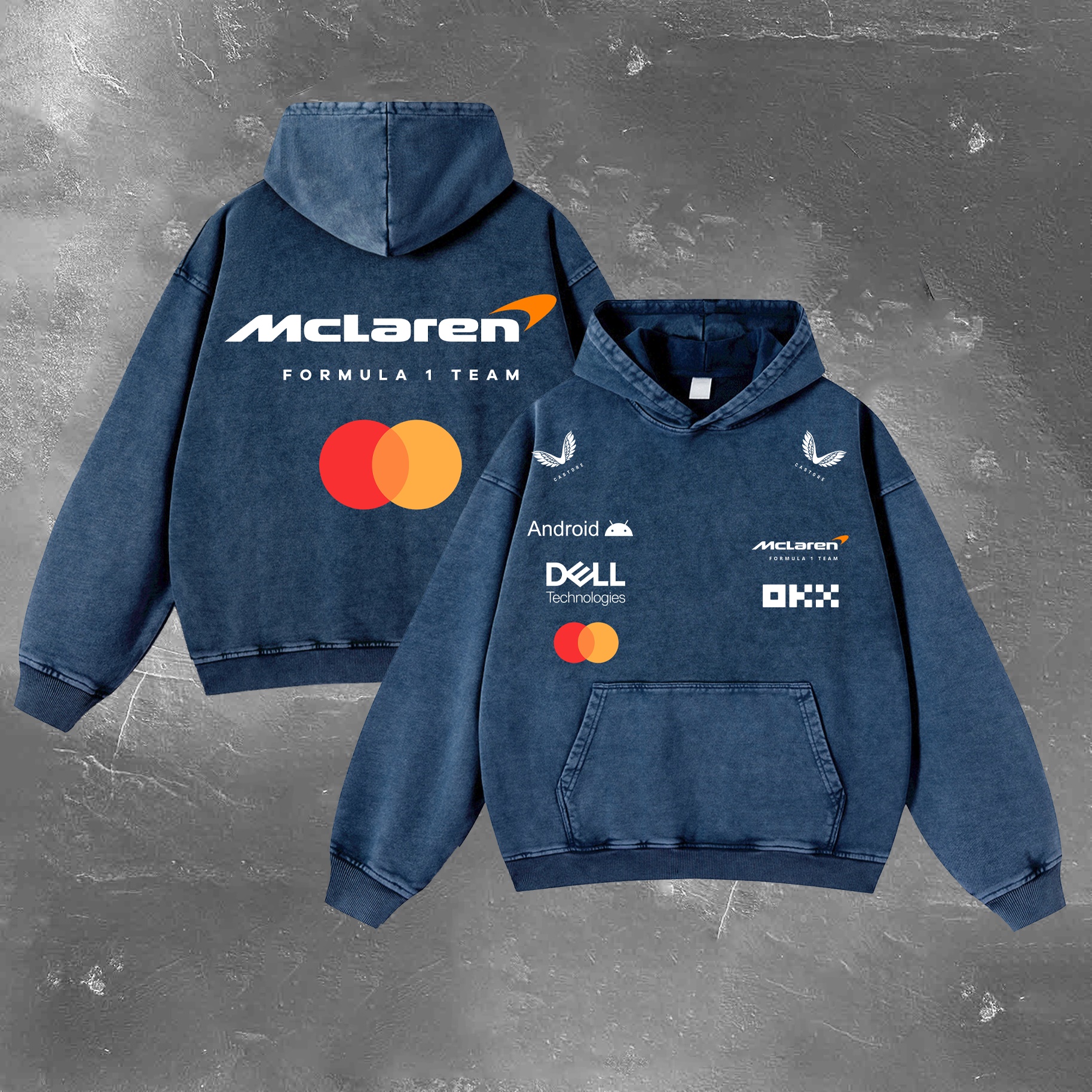 Racing Legend Vintage Washed Hoodie 10