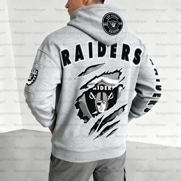 Unisex "Las Vegas Raiders" Graphic Streetwear Vintage Plush Hoodie