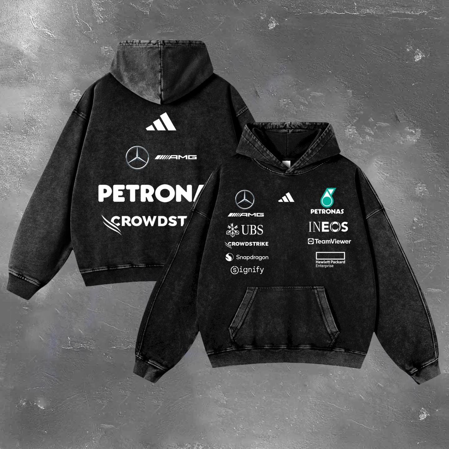 Racing Legend Vintage Washed Hoodie 06