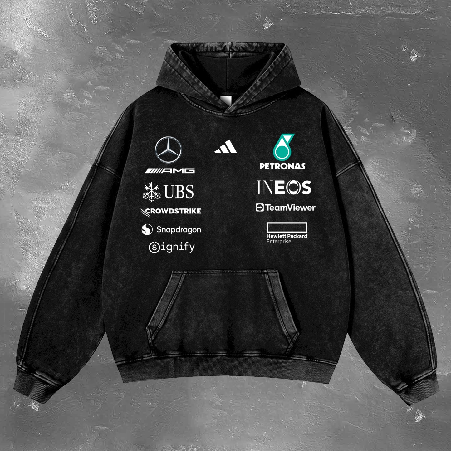 Racing Legend Vintage Washed Hoodie 06