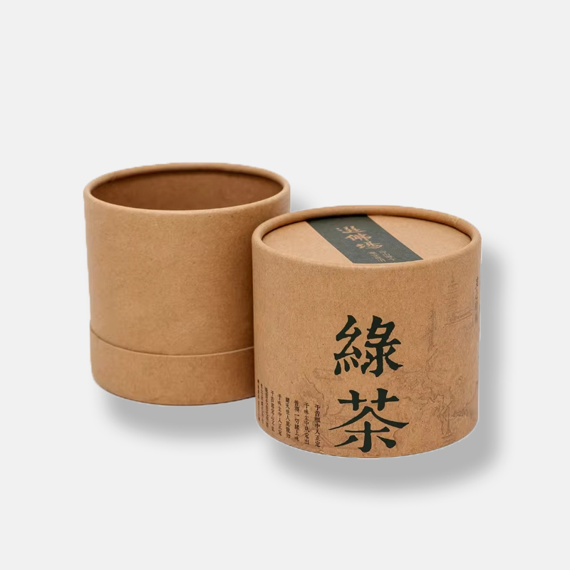 Biodegradable Kraft Paper Tea Paper Tube Cans Wholesale