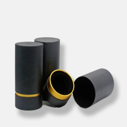 Black Cosmetic Paper Tube Manufacturer Eco-friendly