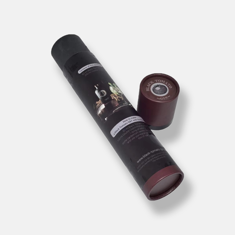 Black Long Paper Tube Packaging Supplier