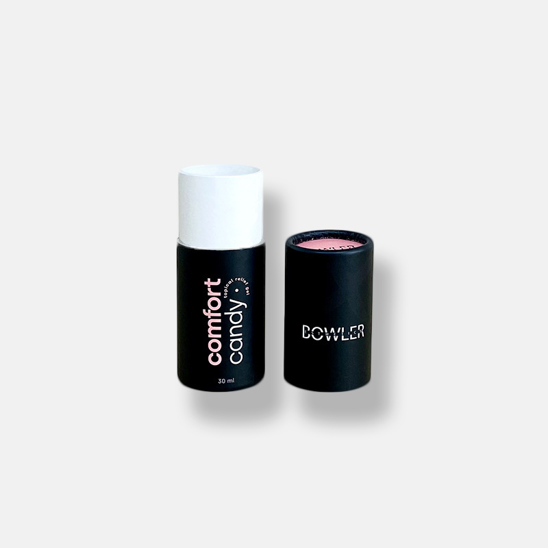 Black Essential Oil Paper Tube Packaging Manufacturer