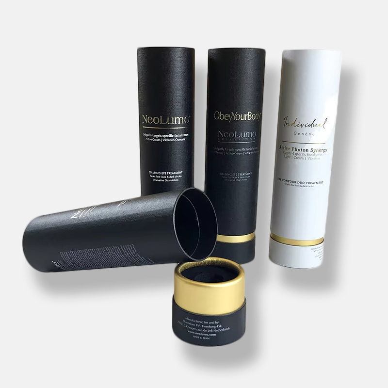 Black Sunscreen Paper Tube Packaging Wholesale
