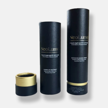 Black Sunscreen Paper Tube Packaging Wholesale