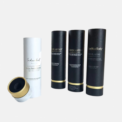 Black Sunscreen Paper Tube Packaging Wholesale