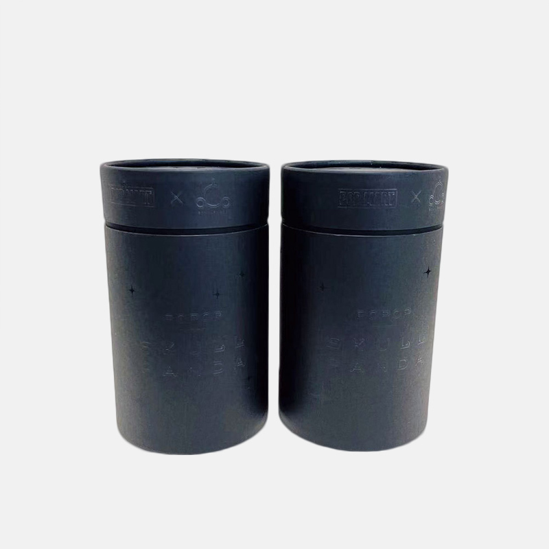 Black Thickened UV Paper Tube Packaging Wholesale