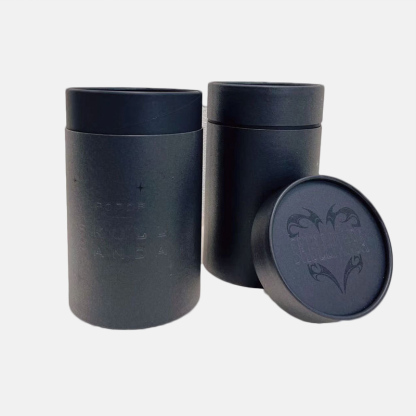 Black Thickened UV Paper Tube Packaging Wholesale