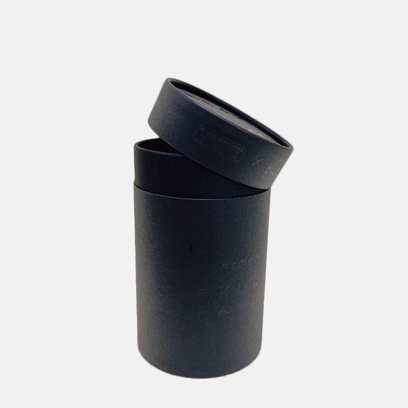 Black Thickened UV Paper Tube Packaging Wholesale