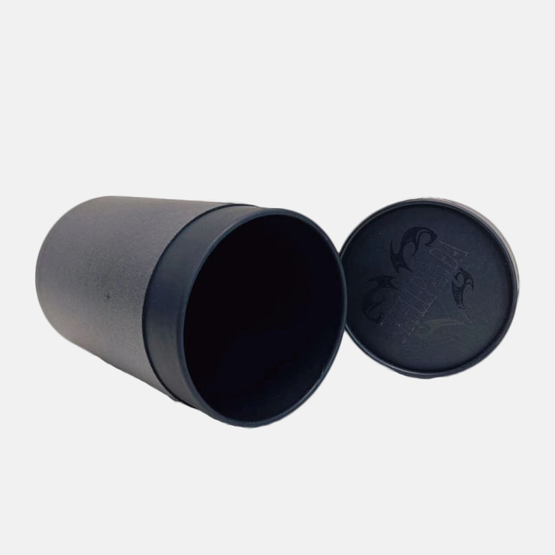 Black Thickened UV Paper Tube Packaging Wholesale