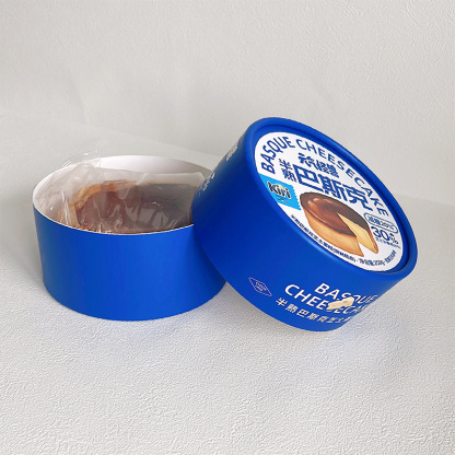Blue Food Paper Tube Packaging Wholesale