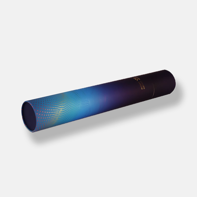 Blue Long Paper Tube Shipping Packaging Wholesale Manufacturer