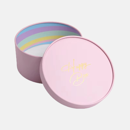 CMYK Pink Round Paper Tube Wholesale