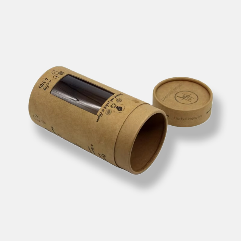 Classic Kraft Paper Window Cutting Paper Tube Wholesale