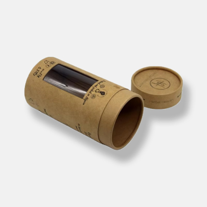 Classic Kraft Paper Window Cutting Paper Tube Wholesale