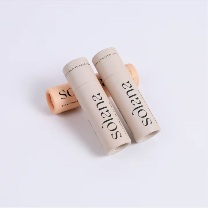 Colored Kraft Paper Lip Balm Paper Tube Supplier