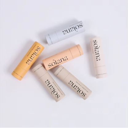 Colored Kraft Paper Lip Balm Paper Tube Supplier