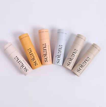 Colored Kraft Paper Lip Balm Paper Tube Supplier
