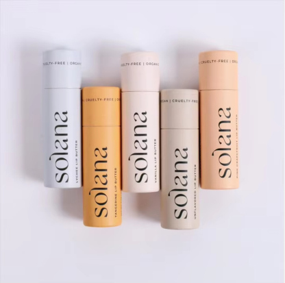 Colored Kraft Paper Lip Balm Paper Tube Supplier