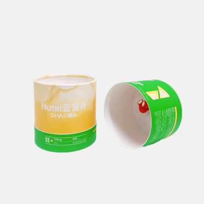 Colored Paper Tube Packaging with Handle Wholesale