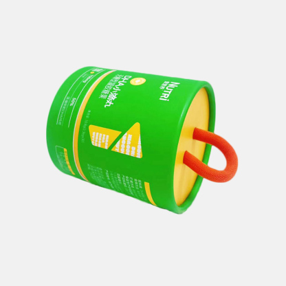 Colored Paper Tube Packaging with Handle Wholesale
