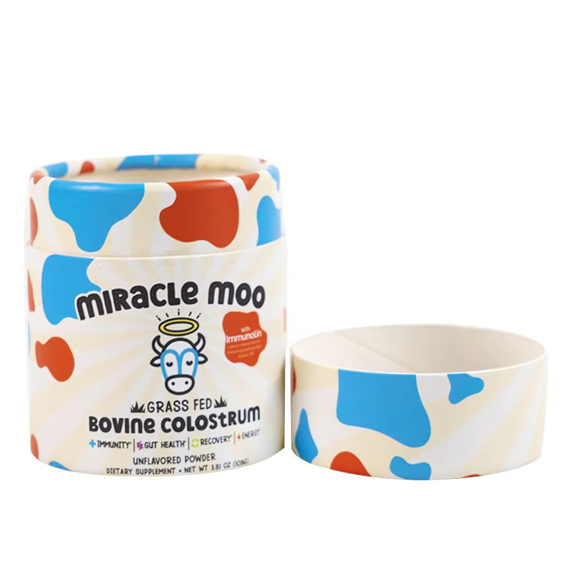 Custom Edge Curled Paper Tube Packaging Manufacturer