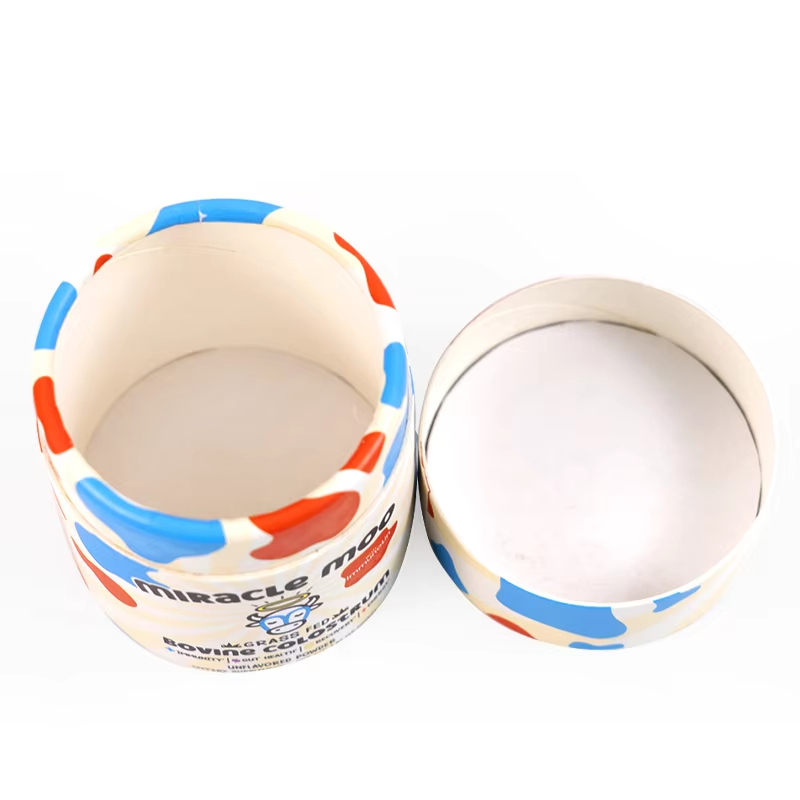 Custom Edge Curled Paper Tube Packaging Manufacturer