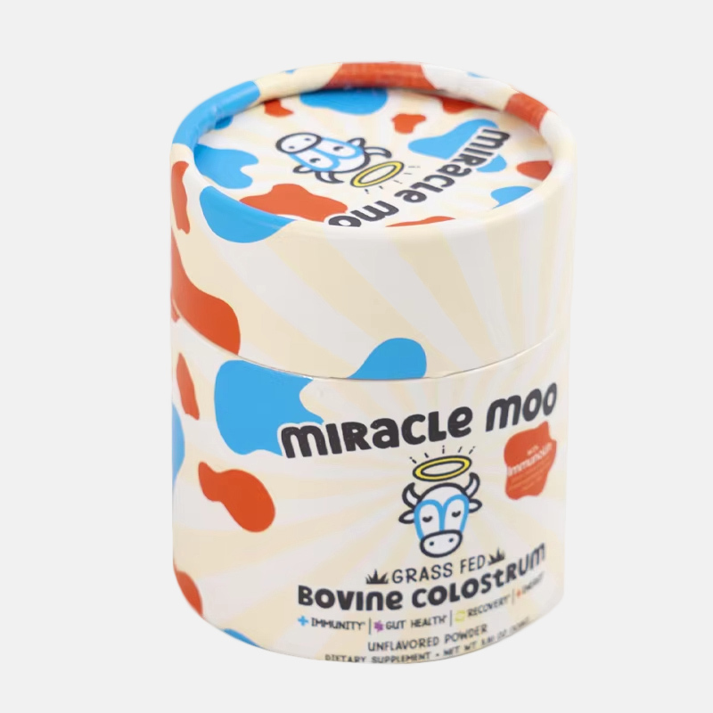 Custom Edge Curled Paper Tube Packaging Manufacturer