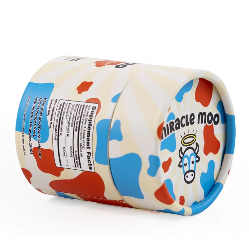 Custom Edge Curled Paper Tube Packaging Manufacturer