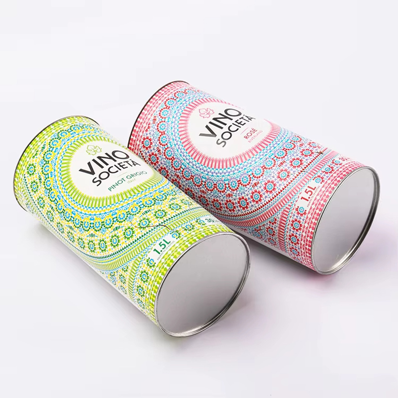Custom Aluminum Foil Cover Paper Tube Packaging