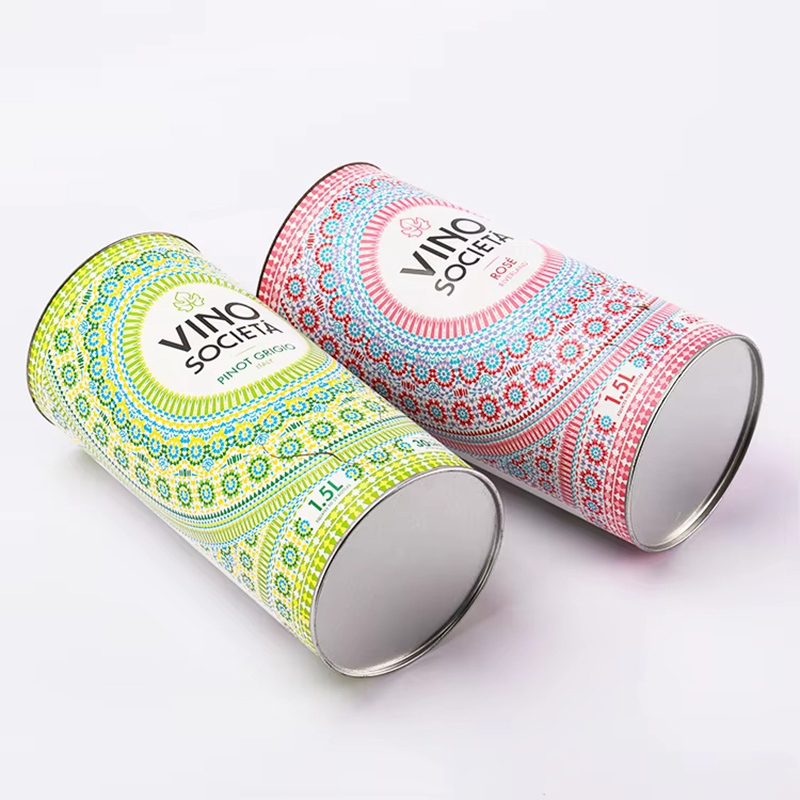 Custom Aluminum Foil Cover Paper Tube Packaging